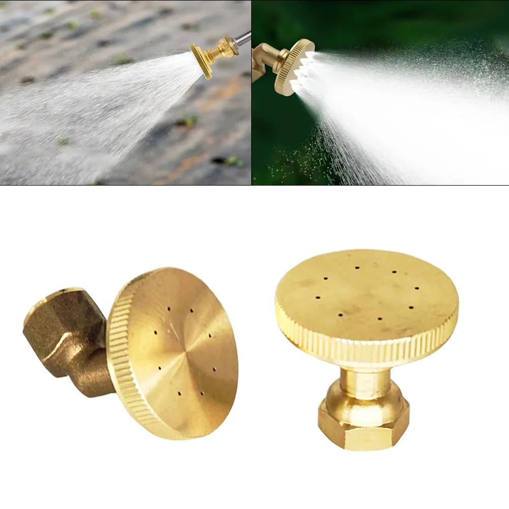 

8Holes Garden Brass Sprayer Nozzle M14 Atomizing Spray Fitting Adjustable Hose Connector Water Sprinkler Plant Irrigation