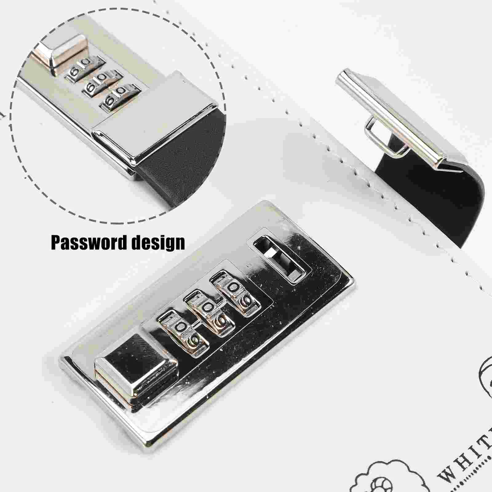 Блокноты с паролем и замком Дневник для девочек Журнал из искусственной кожи