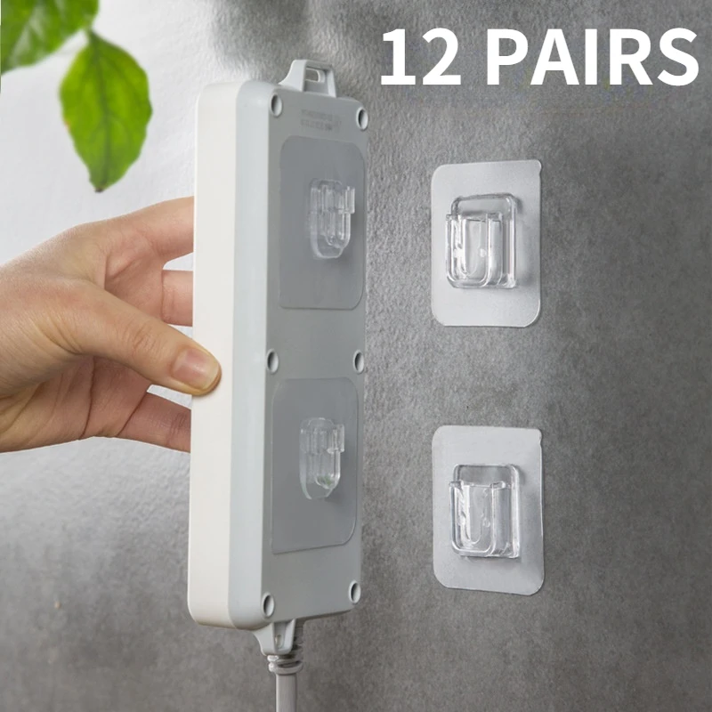 

Двусторонняя клейкая настенная вешалка, прочный прозрачный держатель на присоске для кухни, ванной, зеркальные крючки для фоторамки