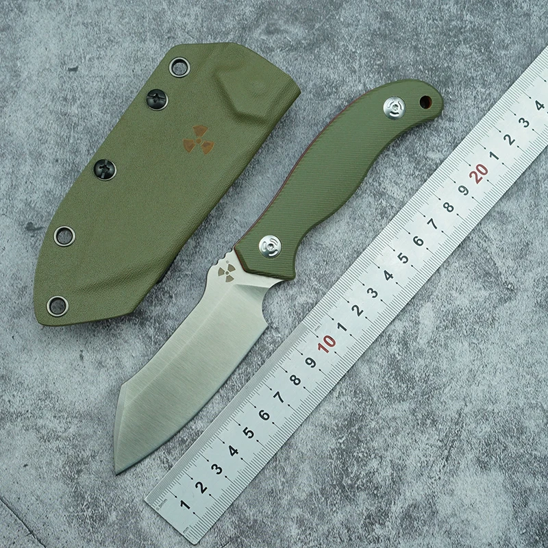 Фото LEMIFSHE JR4110 Фиксированный нож из настоящей стали DC53 с ручкой G10 Открытый Кемпинг Охота Кухня Выживание Многофункциональный инструмент EDC №1