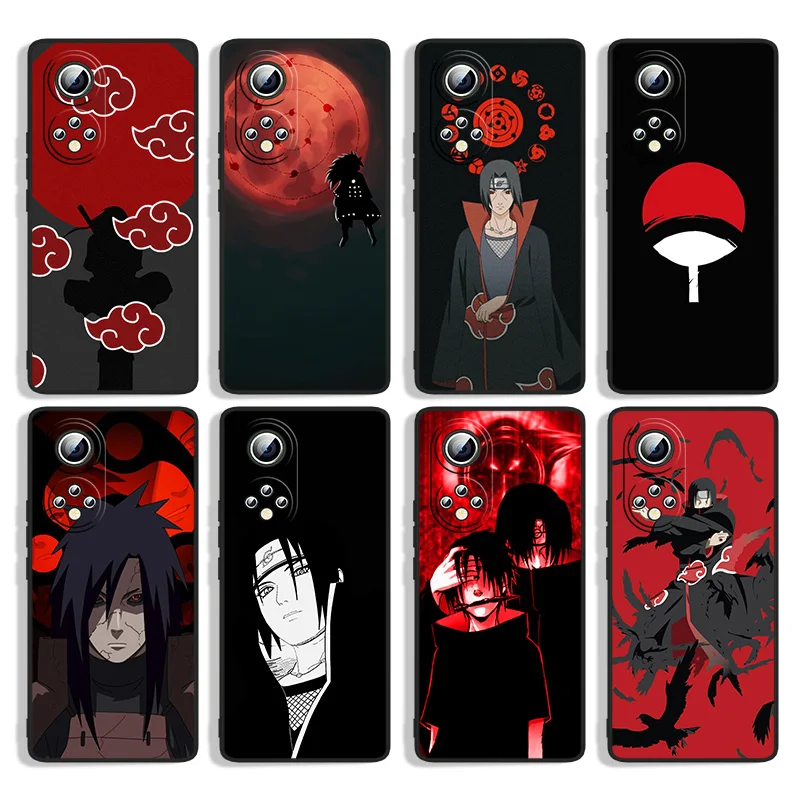 

Uzumaki Naruto For Huawei Honor 60 SE 50 30i 20 10i 10X 10 9X 9C 9A 8A 8X Lite Pro Black Silicone Phone Case Capa