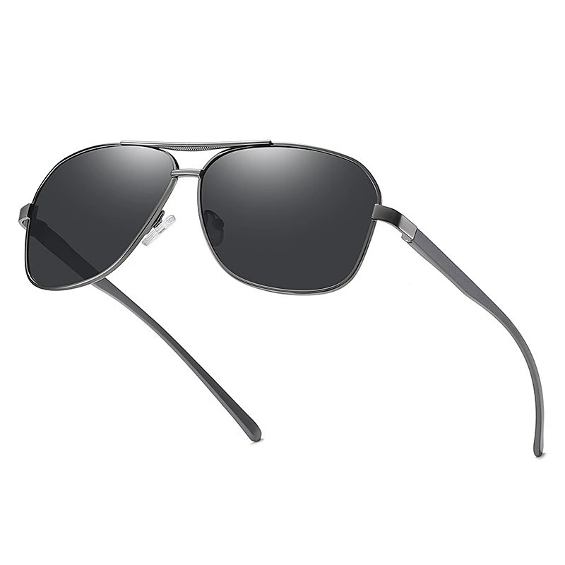 

Поляризованные солнцезащитные очки для улицы новые мужские металлические ретро Квадратные Солнцезащитные очки UV400 Модные спортивные очки ...