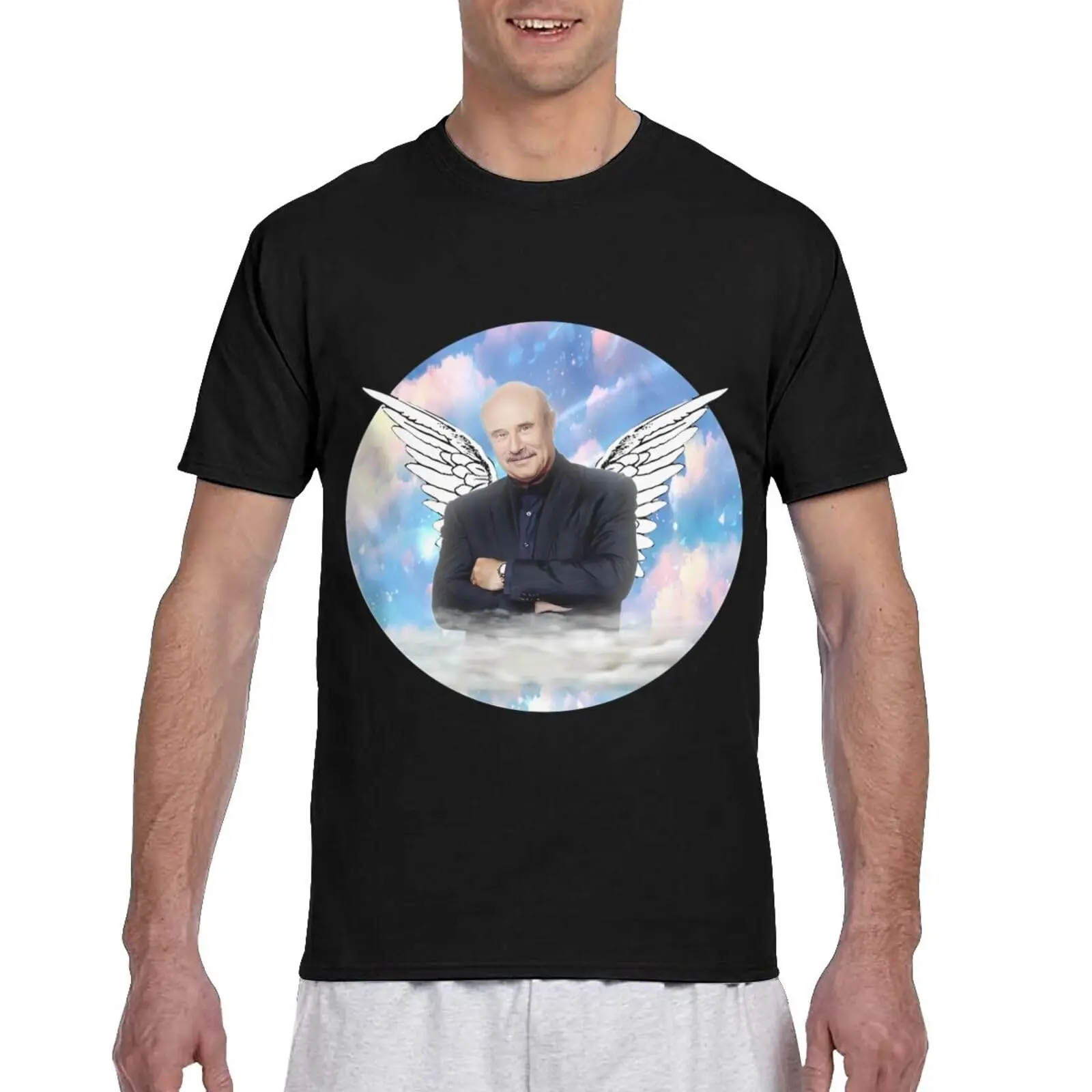 Футболка Мужская Летняя Повседневная Свободная футболка с коротким рукавом и