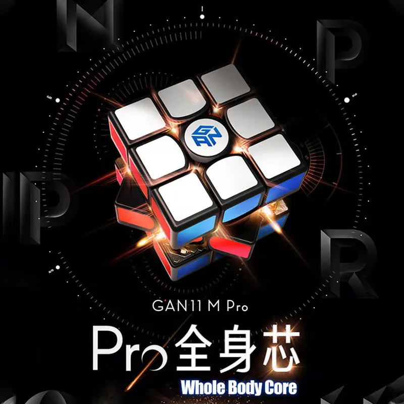

Магнитный скоростной кубик GAN11 M Pro с УФ-покрытием, мягкий матовый, 3x3x3, профессиональный волшебный кубик GAN 11 M Pro 3x3, магнитная головоломка