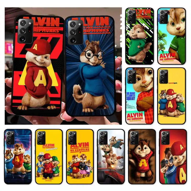 

Disney Alvin Phone Case for Samsung Note 5 7 8 9 10 20 pro plus lite ultra A21 12 02