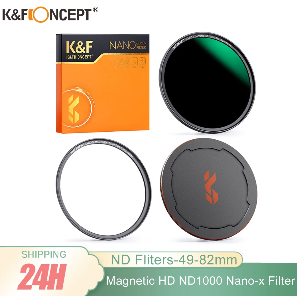 

K & F Concept Магнитный HD ND1000 Nano-x фильтр для объектива камеры многослойное покрытие с фильтром крышки объектива 49 мм 52 мм 58 мм 62 мм 67 мм