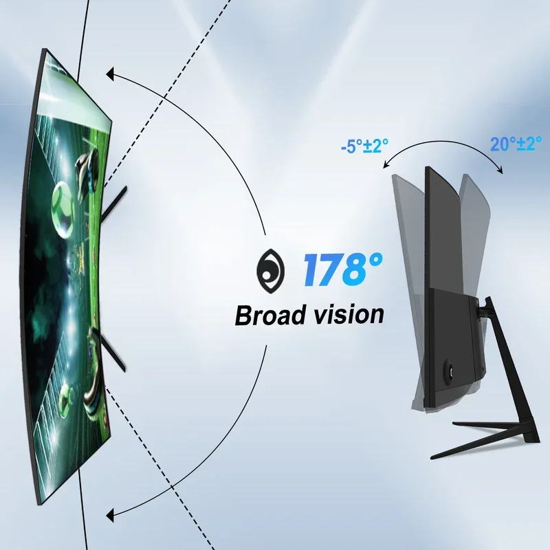 Tecmiyo OEM 2k 4k 5k 19 24 27 34 49-дюймовый монитор с плоским экраном Ультратонкий