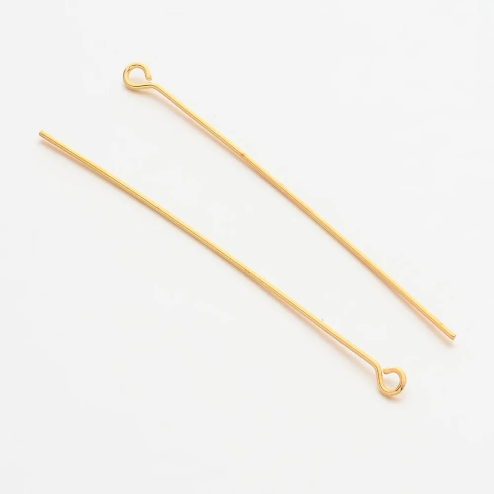 15/18/20/22/30/35mm long 100pcs 316L Staineless Steel Metal Golden Headpins Pins for Jewelry Making DIY Findings Accessories Hot