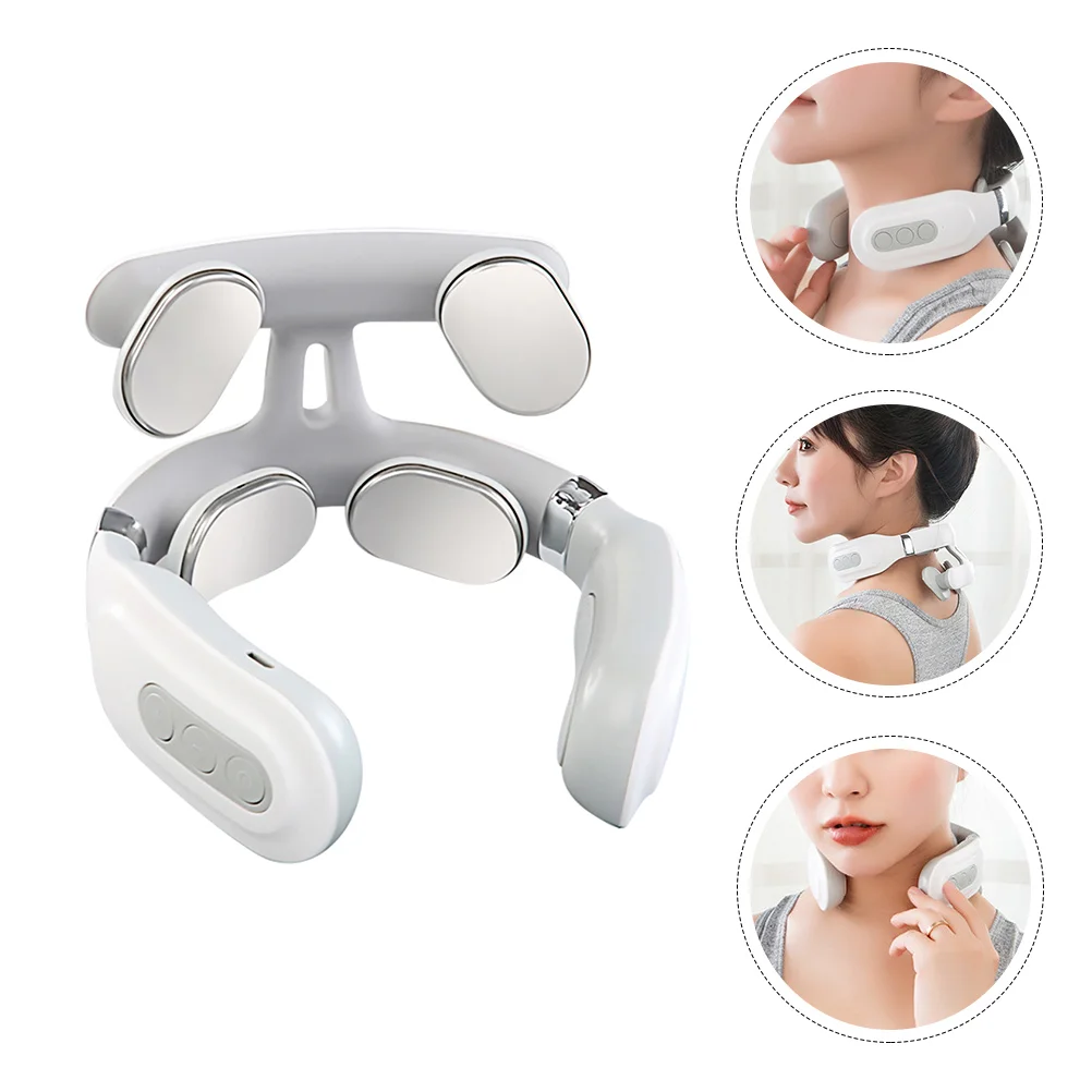 

Шейная защита, массажный инструмент для снятия боли в плечах, массажер с USB зарядкой, многофункциональный бытовой шейный из АБС-пластика