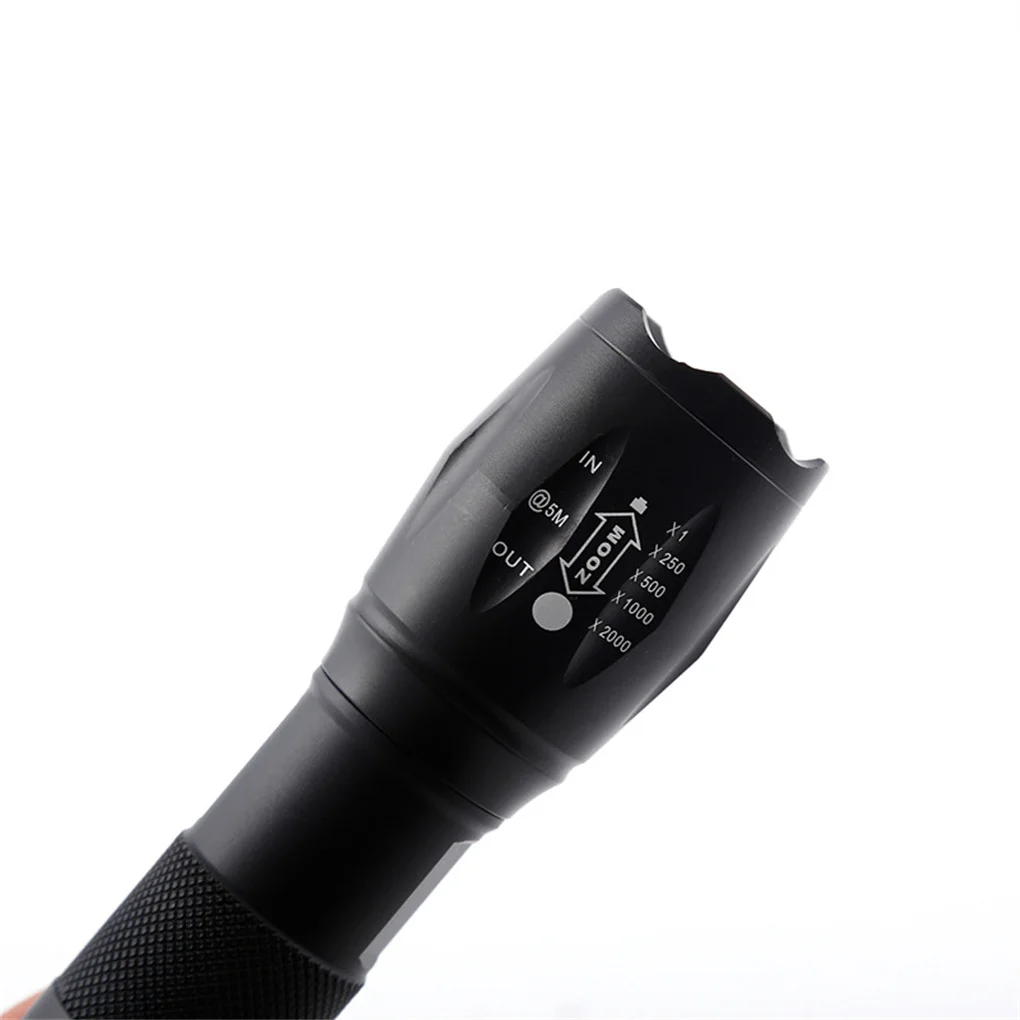 

Светодиодный фонарик для верховой езды, масштабируемый фонарик, портативный фонарь для рыбалки, походов, мигающий свет, работающий от батар...