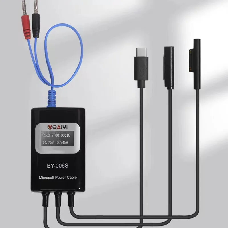

BAIYI BY -006S Pad Ноутбук Microsoft Surface стандартная материнская плата кабель питания для загрузки шнур питания светодиодный ным дисплеем