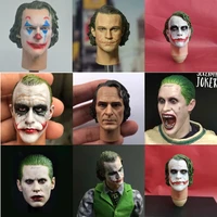 16 scale high quality clown head sculpt mj12 male heath ledger head carving model fit for 12in action figure collection toy