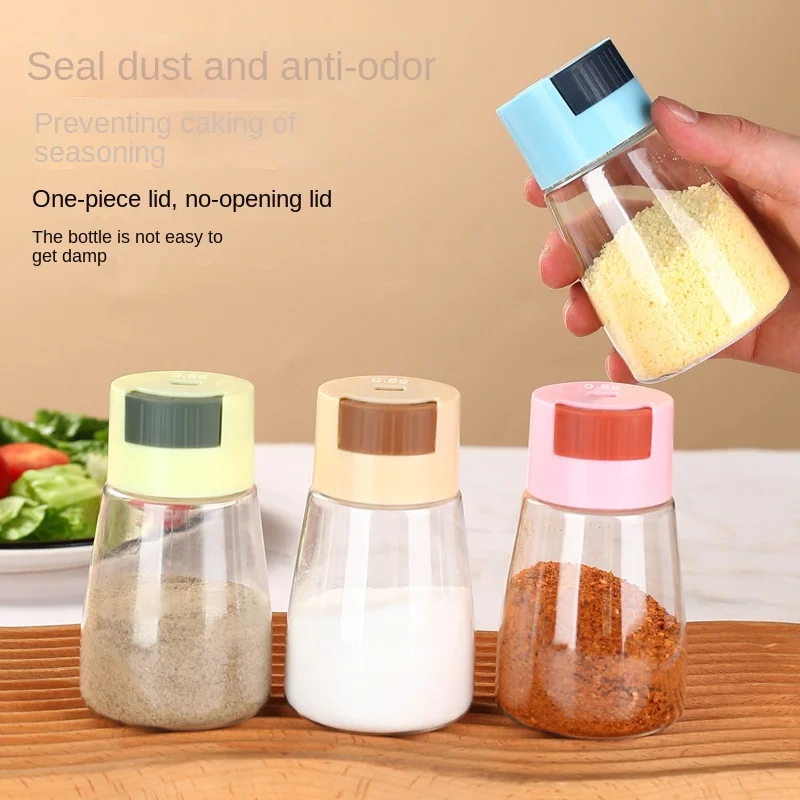 1 шт. Количественная банка для соли домашней кухни и приправ удобный дозатор