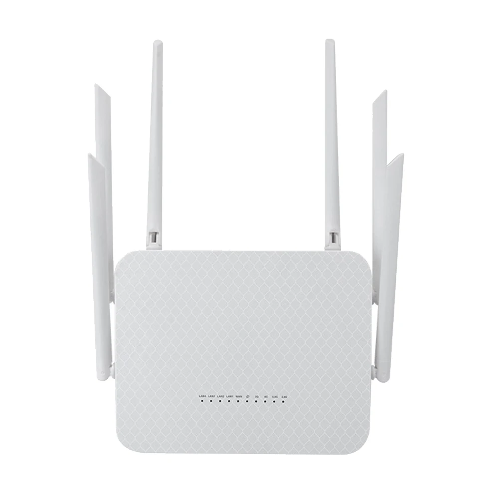 

Wi-Fi-роутер 1200 Мбит/с, 2,4 ГГц, 6 антенн