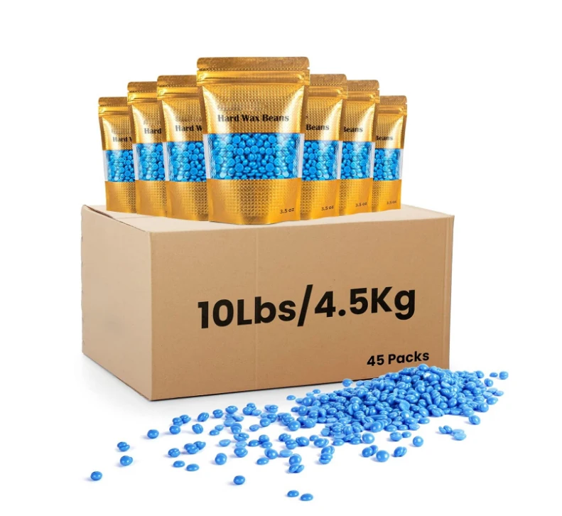 

10 lb wax beads, eyebrow, Brazilian, leg, body and bikini hair dewaxing, wax bean, home dewaxing set