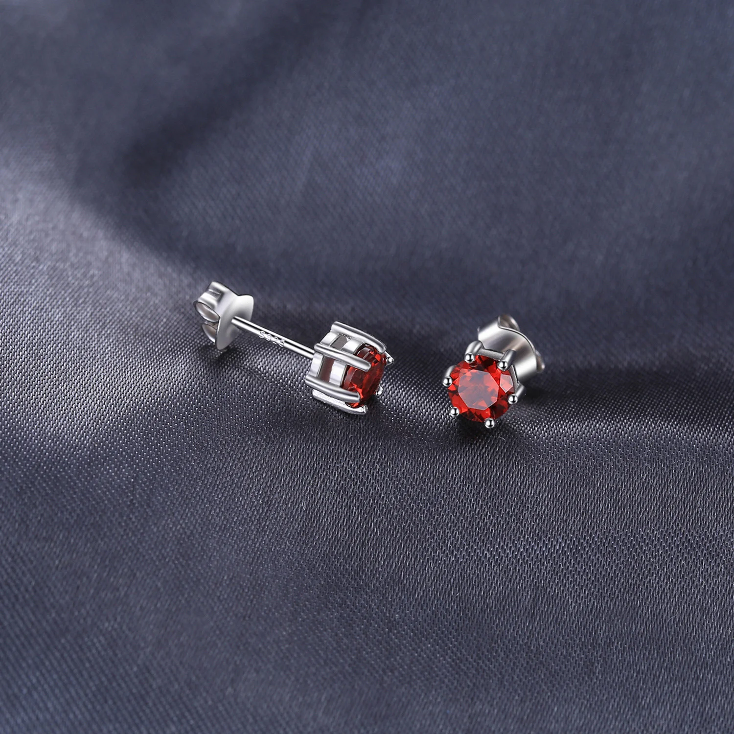 JewelryPalace 1 3 карата круглые серьги-гвоздики из стерлингового серебра 925 пробы с