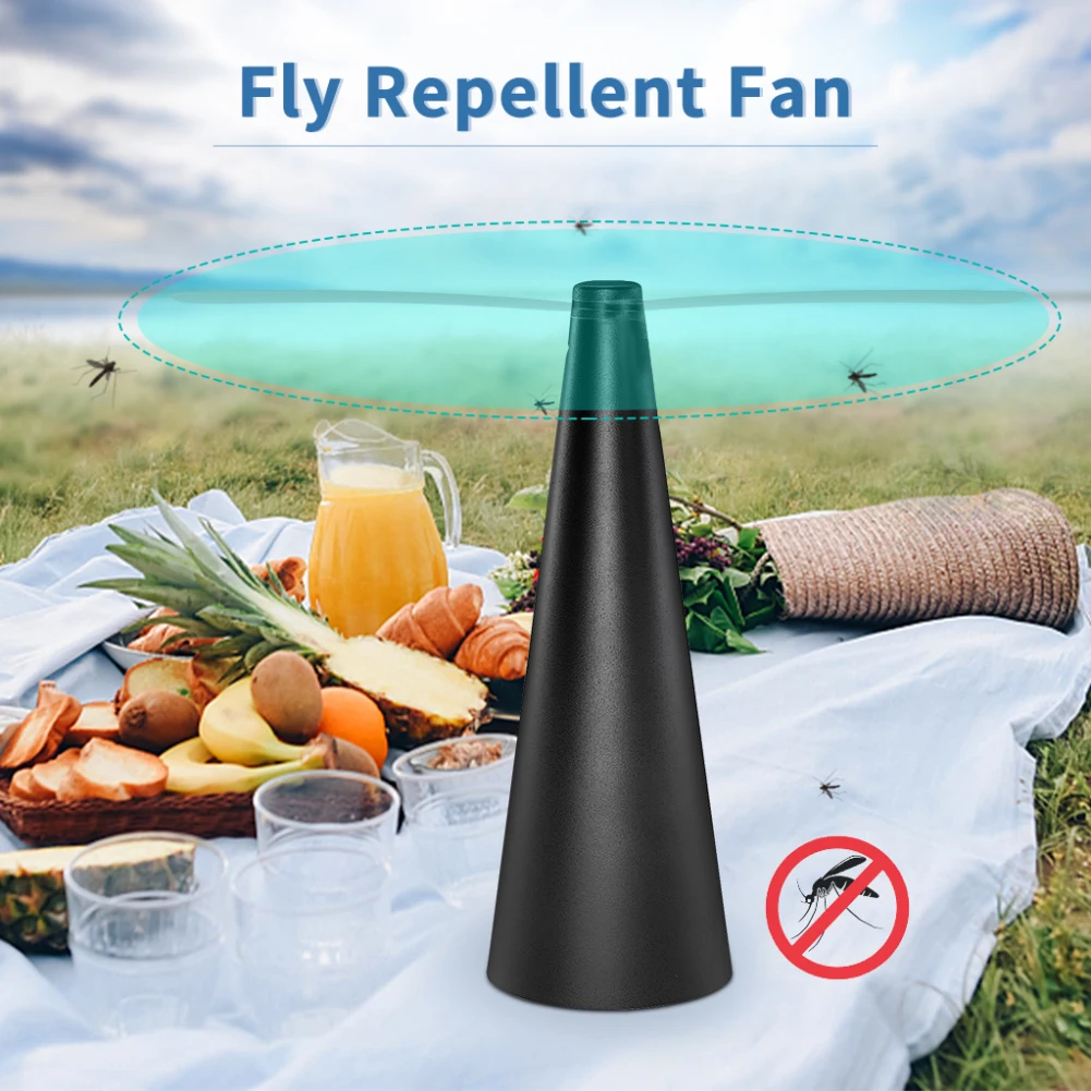 

Fly Repellent Fan Fly Repellent Killer Fan Catch Flies Tool For Outdoor Household Multi-functional Automatic Mosquito Repellent