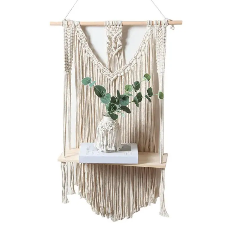 

Macrame Wall Hanging Multi-Function Boho Wall Mat Boho Wall Art For Home Living Room Bedroom Dorm Wedding Birthday Party Events