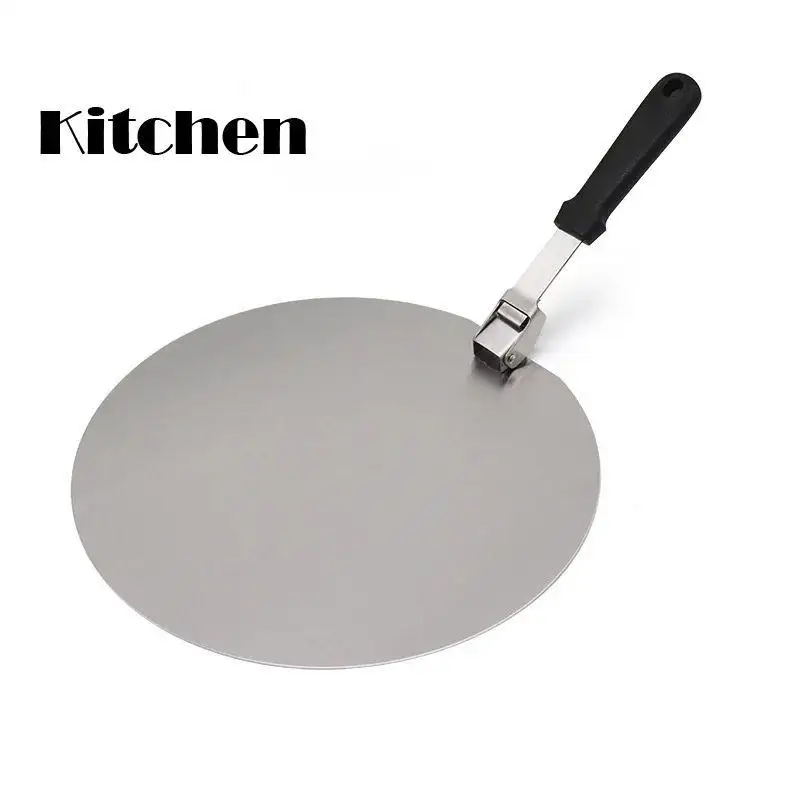 Лопатка для пиццы из нержавеющей стали складной антипригарный органайзер