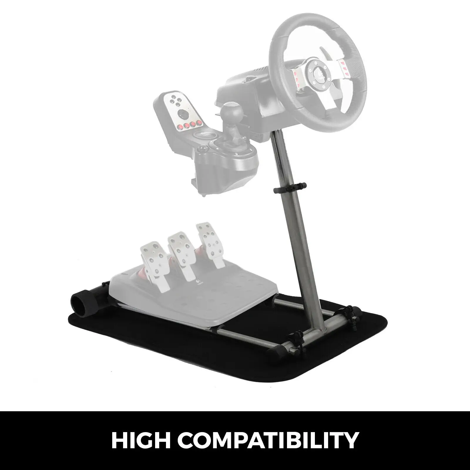 Racing Steering Wheel Stand 360 Degree Stepless Adjustable Fit for G25 G27 G29 G920 Thrustmaste