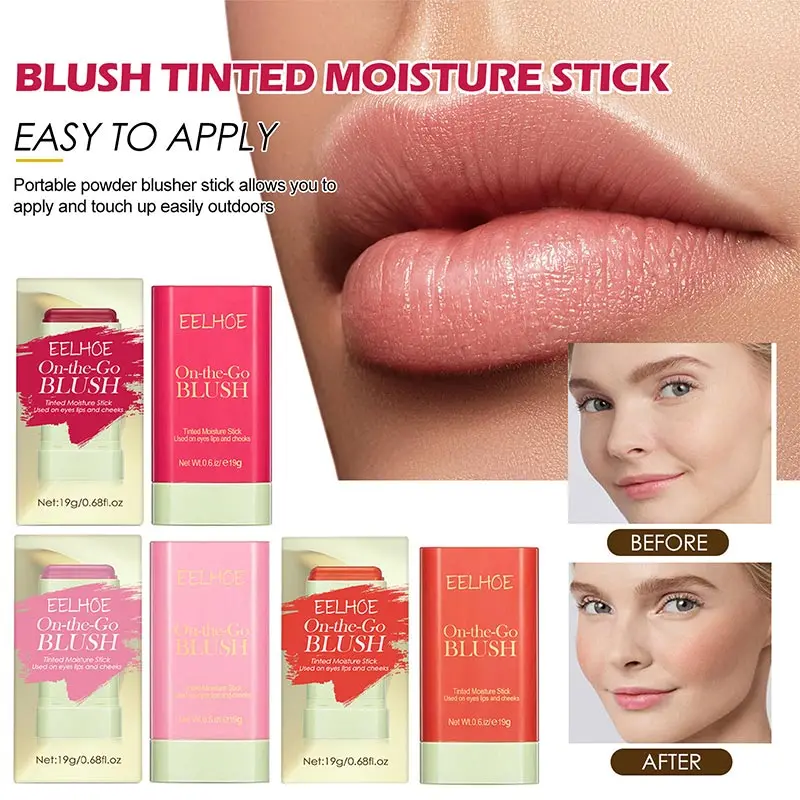 

New Liquid Cheek Blush Facial Nourishing Blush Gel Cream Natural Waterproof Multi-purpose Eye Shadow Contouring Makeup Cosmetics