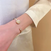 south korea set diamond circle opening bracelet temperament light luxury simple atmosphere bracelet ins