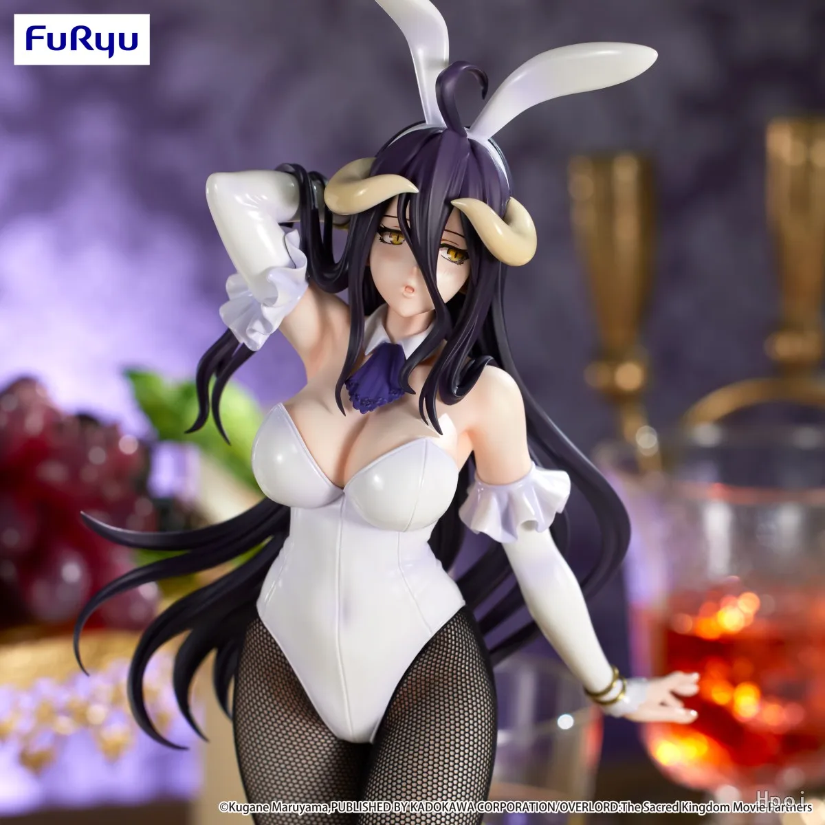 Фото Оригинальная фигурка FuRyu Anime Overlord Albedo BiCute Bunnies, 30 см, аниме-модель, игрушка, подарок, в наличии №4