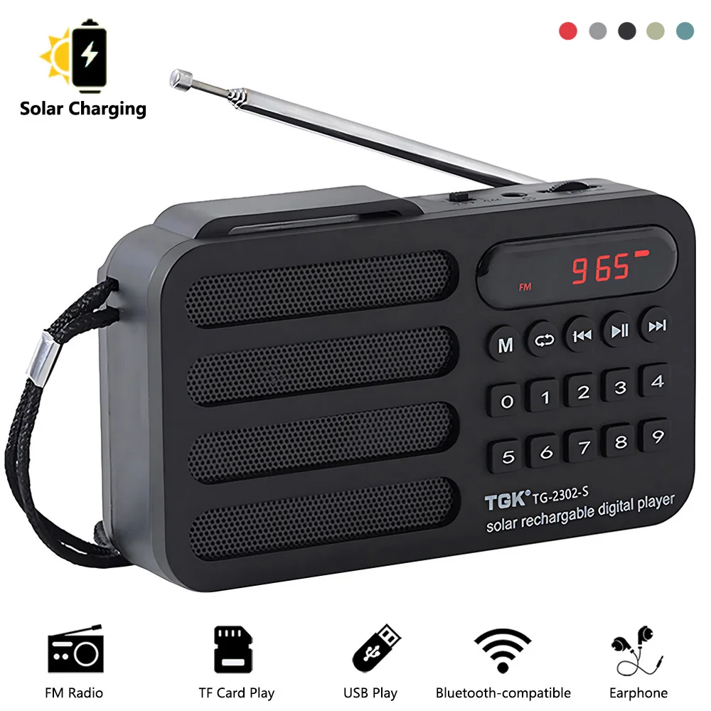 Портативный радиоприемник FM MP3 USB Bluetooth