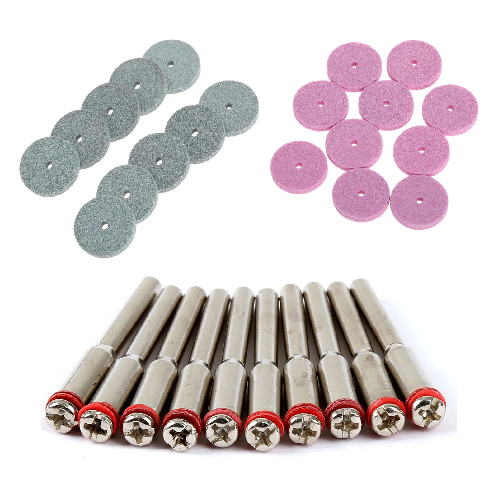 

Шлифовальные насадки DRELD 30 шт., 20 мм, зеленый/красный