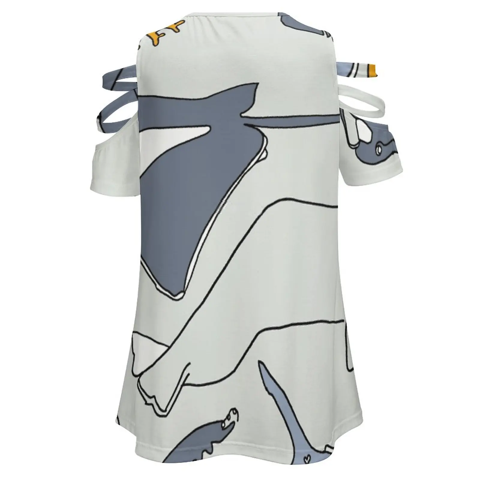 Женская футболка Under The Sea весенне-летние футболки с принтом различные стили кит