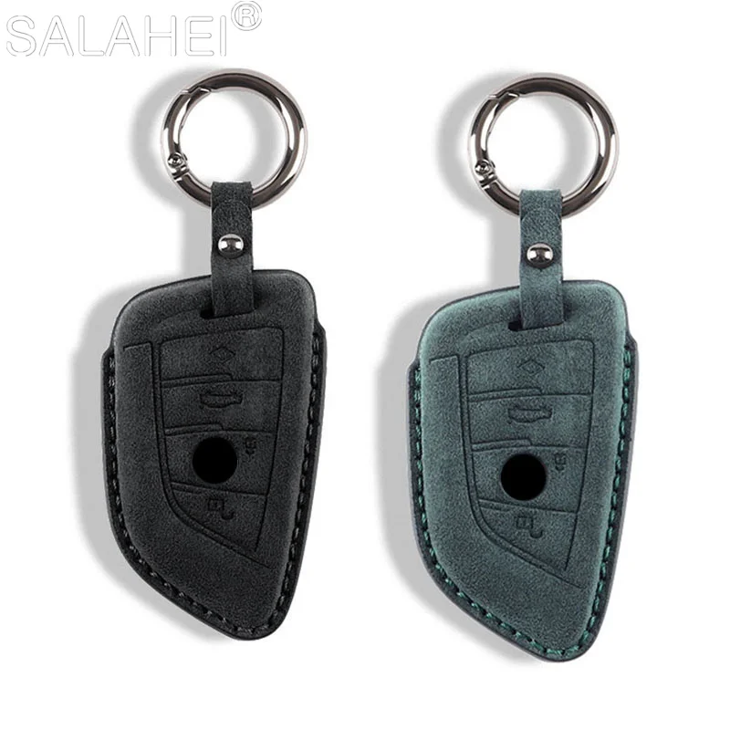 

Suede Car Key Cover Protector Case For BMW F10 F20 F30 Z4 X1 X3 X4 M1 M2 M3 E90 3 5 7 G20 G30 X5 G05 X6 X7 G11 F15 F16 Accessory