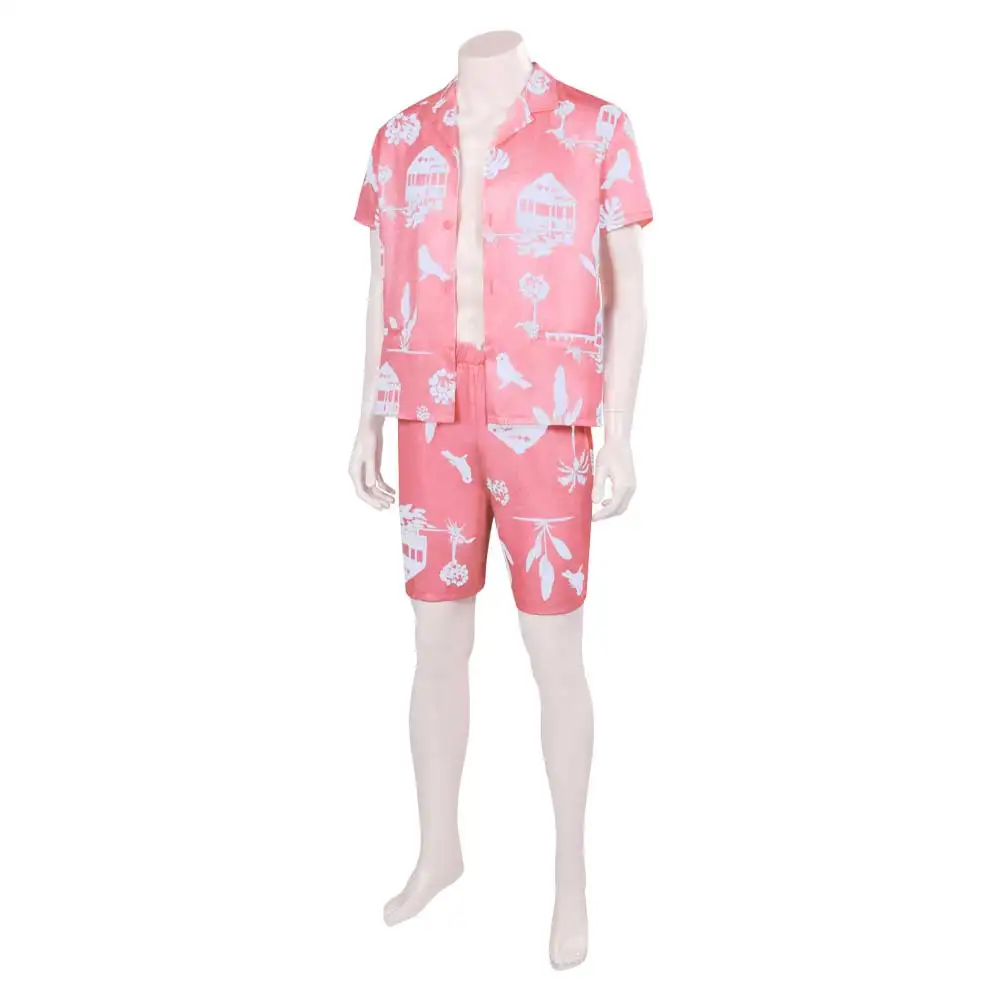 Костюм для косплея Кена мужская летняя пляжная одежда из фильма барбэй рубашка и