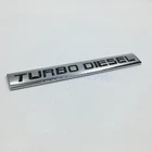 1 шт. Металлическая Эмблема TURBO DIESEL для заднего багажника, наклейка для SRT10 Durango Grand