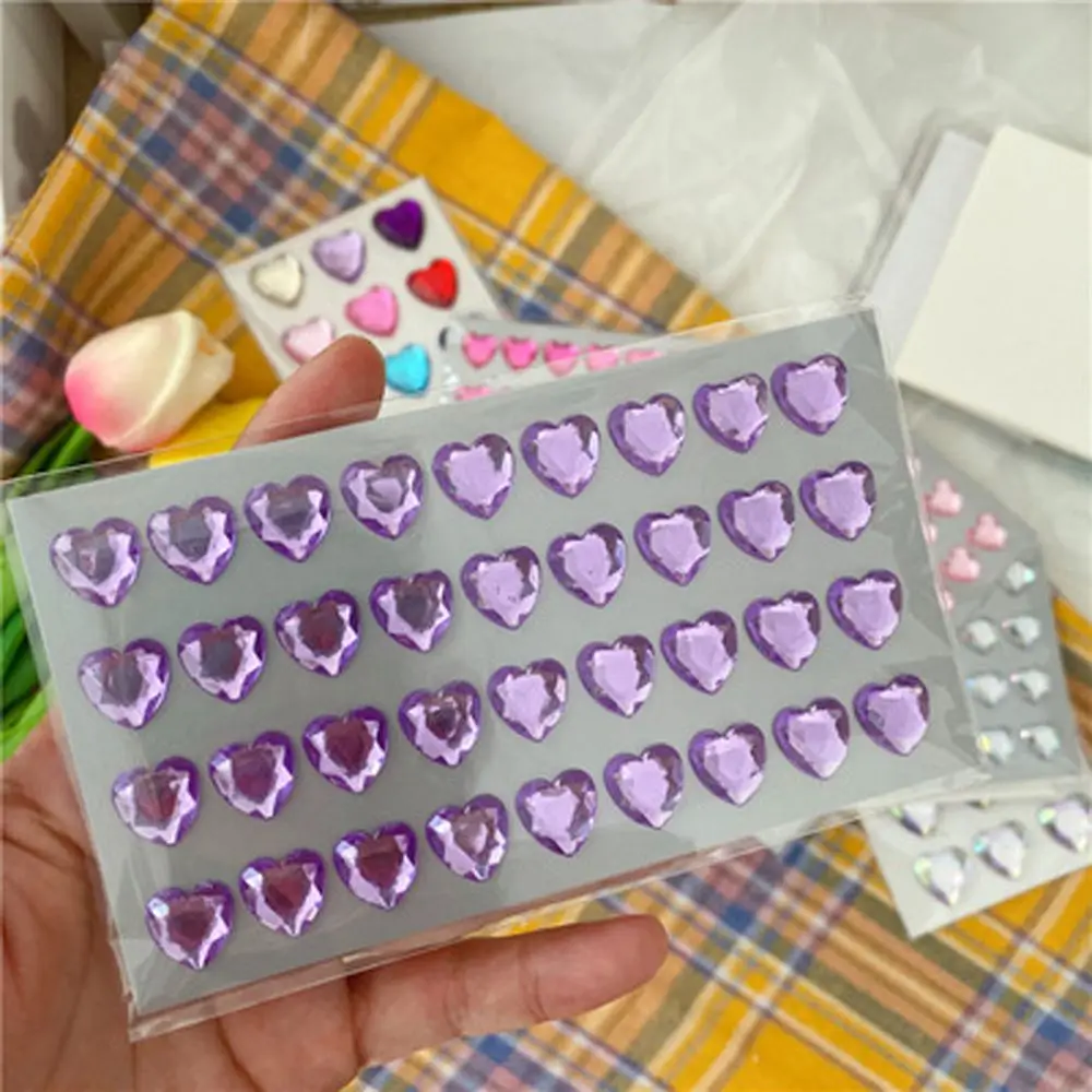 

3D блестящие наклейки LOVE Heart Diamond