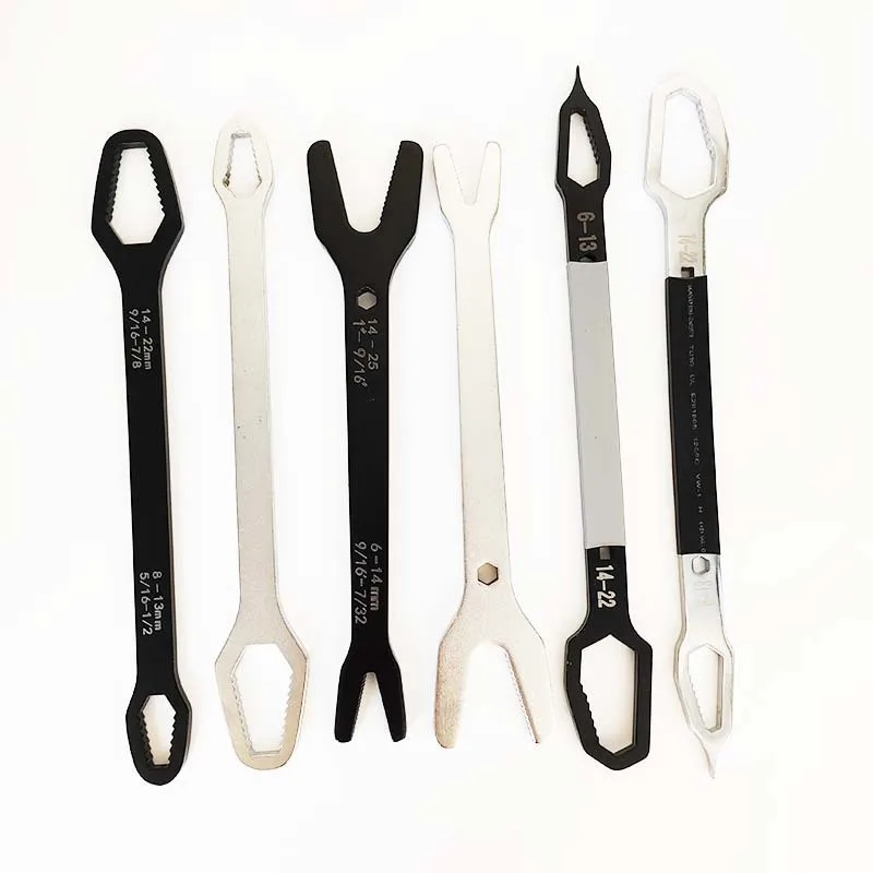 

Multi-Function Plum Wrench Self-Tightening Multi-Purpose Adjustable Wrench Double-Headed Glasses Dumb-Shaped Y-Shaped Quick Wren