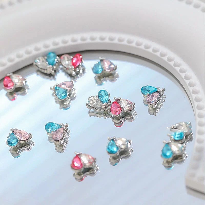 5 шт. аксессуары для ногтей Lava Love Flash Crick звездный свет циркон двойной цвет