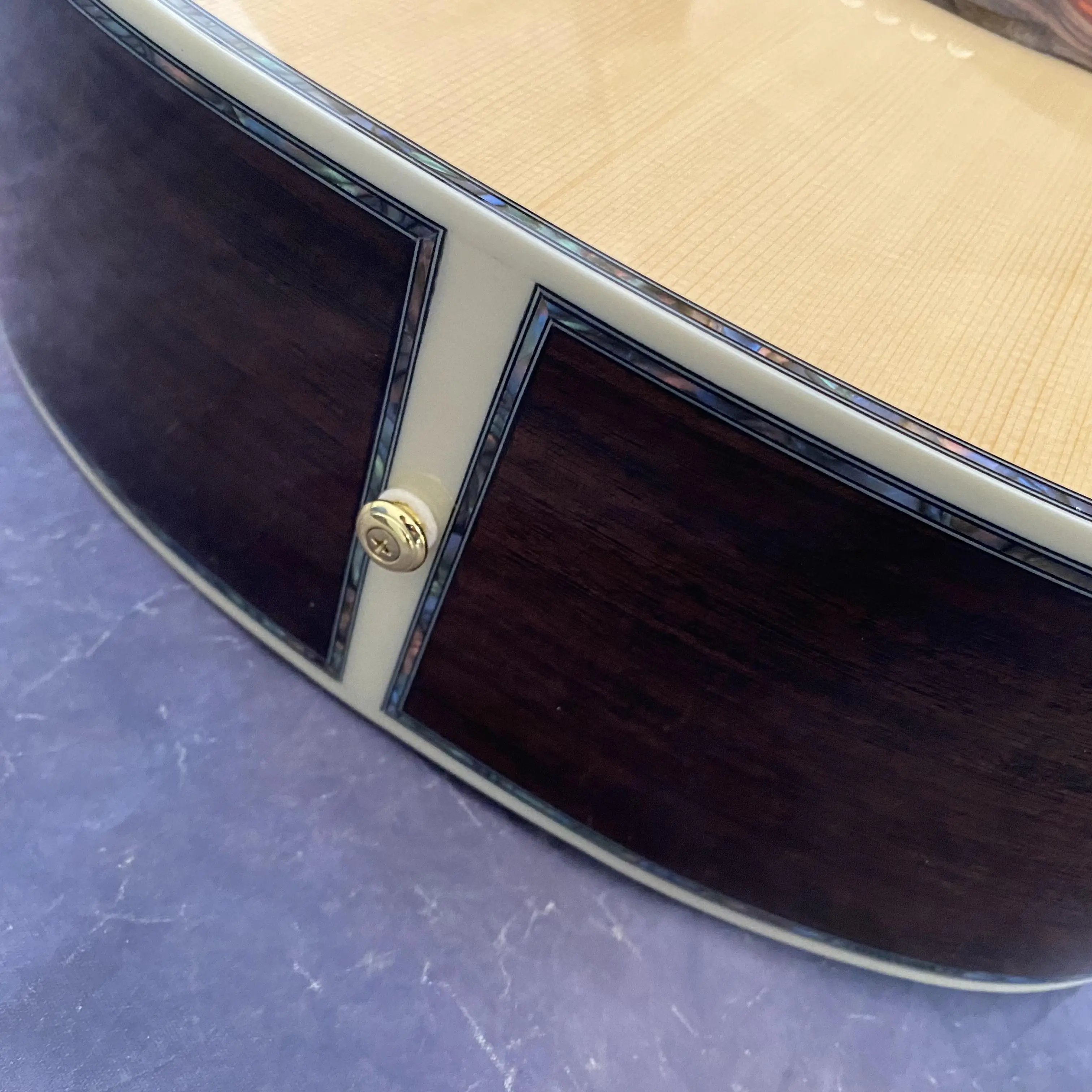 D45 41 дюйм твердая ель акустическая электрогитара гриф из палисандра 20 ладов 6