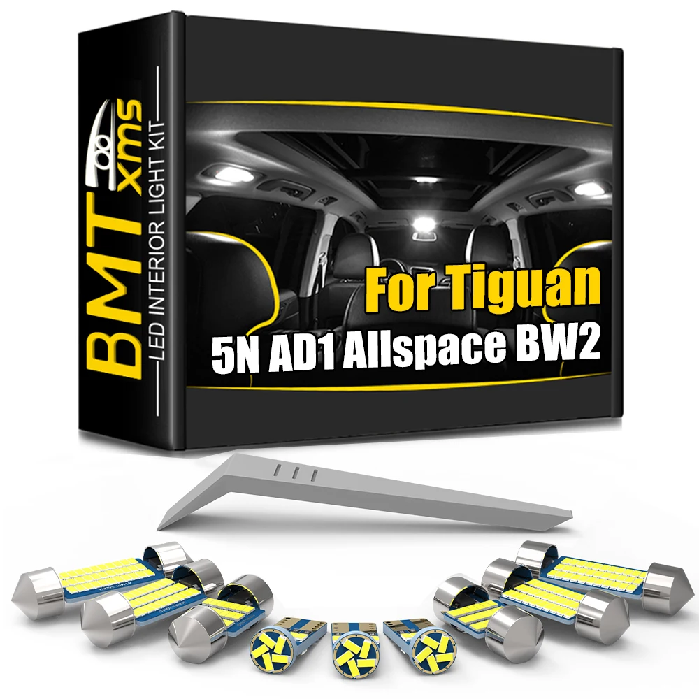 

BMTxms лампочка для освещения в комплекте для Volkswagen AD1 Allspace BW2 2016 2017-2019 2020 VW Tiguan 5N 2007 2008-2018