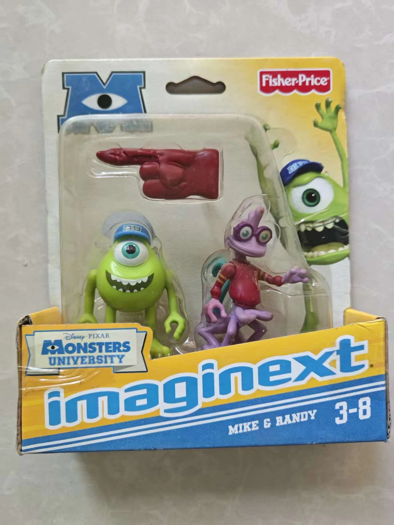 Фото Disney Imaginext Monsters Inc. Университет Майка, Рэнди Салли и Squishy Terri, милые свежие фигурки, мультяшная фигурка, запечатанная №3