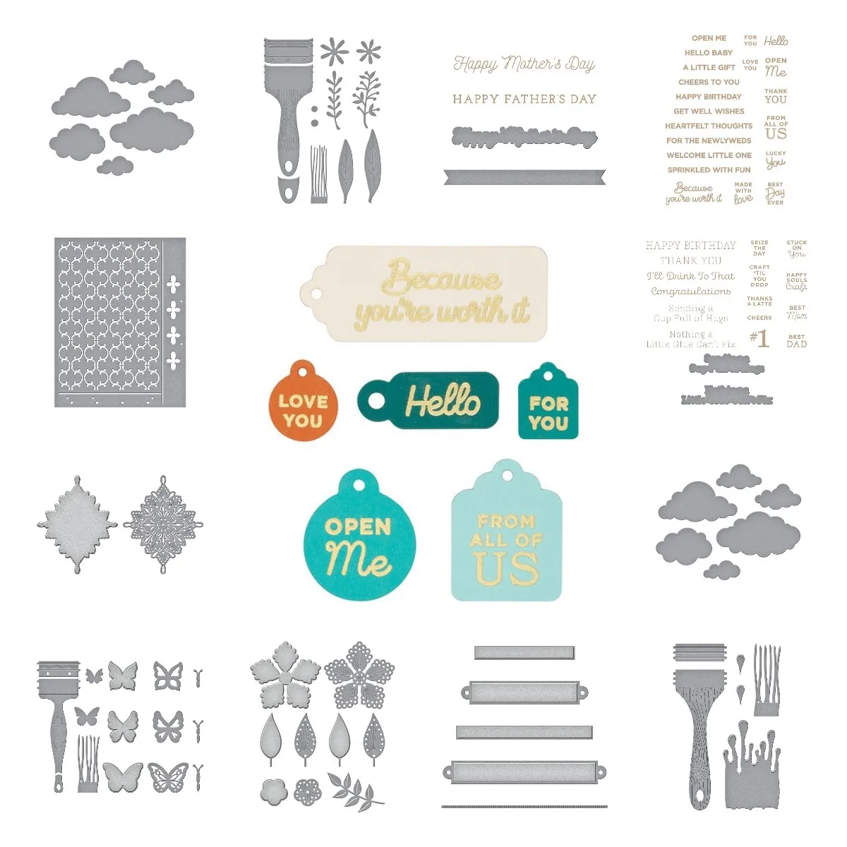 Сшитая Цветочная художественная щетка металлические Вырубные штампы для