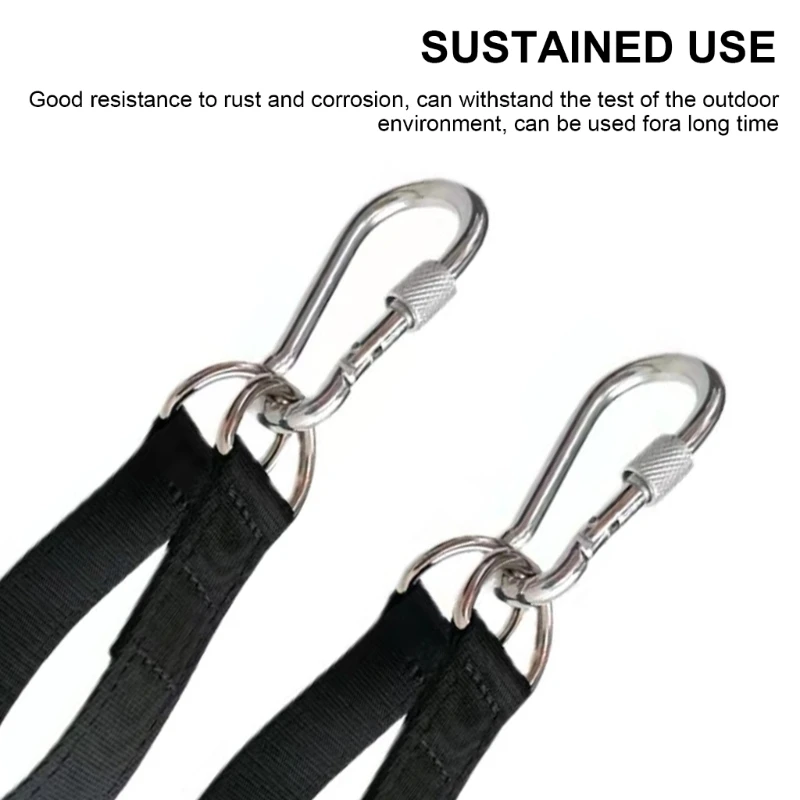 Поворотный ремень прочные карабины быстро и легко подвешиваемые гамаки E56D