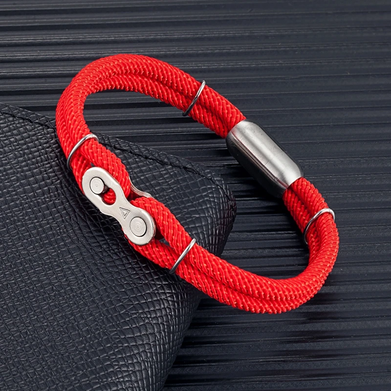 Мужской браслет-цепочка в стиле Панк локомотив рок велосипед браслет-Талисман из