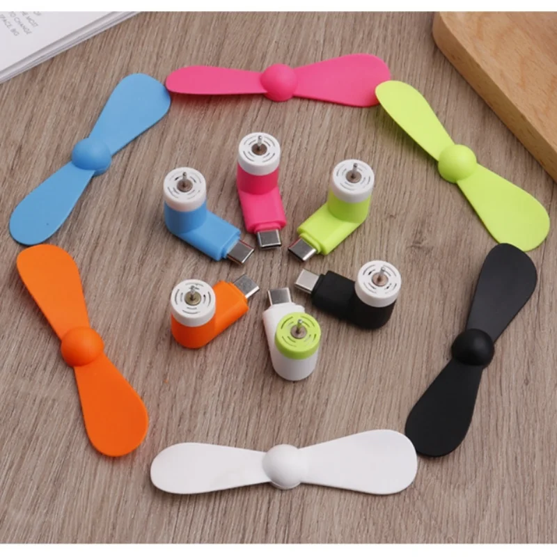 1 Вт креативный портативный мини-вентилятор Micro USB внешний аккумулятор вентилятор