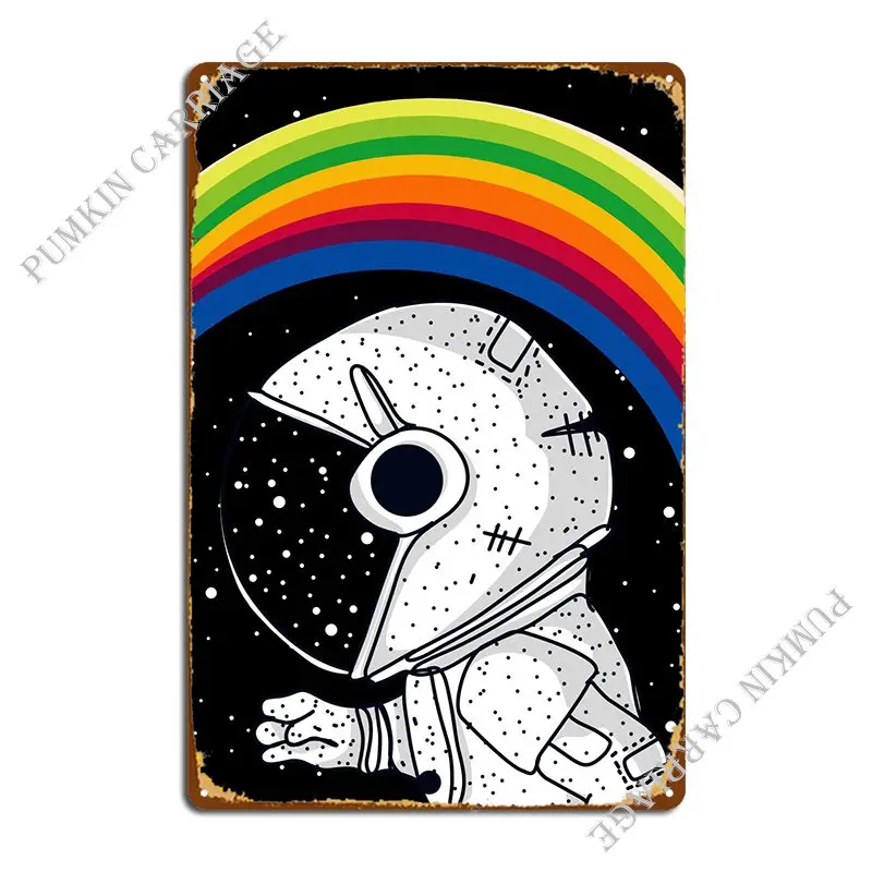 

Радужный Космос Вселенная металлическая табличка искусственное украшение для гаража кухня гостиная оловянный знак плакат