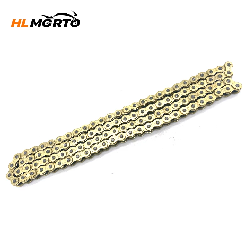 Цепь для мотоцикла 420 102L/104L/108L/132L/140L звенья для мотоцикла 50cc-150cc мотоцикла питбайка квадроцикла