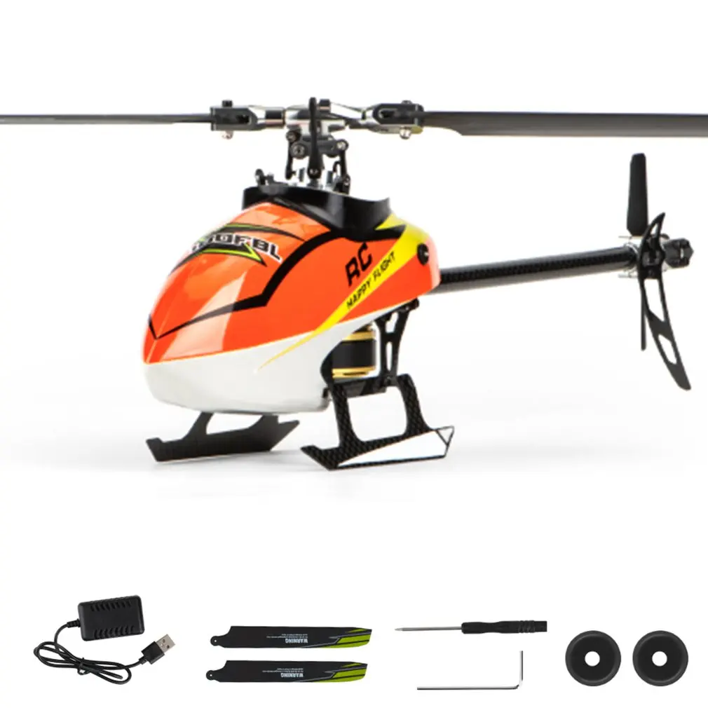 

F180 6CH 3D 6G System Dual Brushless Direct Drive Motor Flybarless w/ S-FHSS RC Helicopter Aircraft BNF/RTF Model VS E180