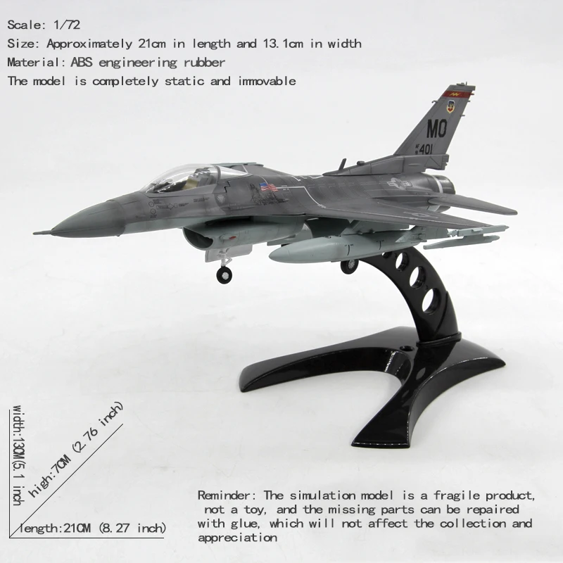 JASON TUTU масштаб 1/72 США воздушные силы фотобоец Falcon 366st Wing F16C Литые пластиковые