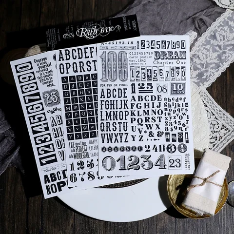 Набор наклеек для скрапбукинга 3 листов