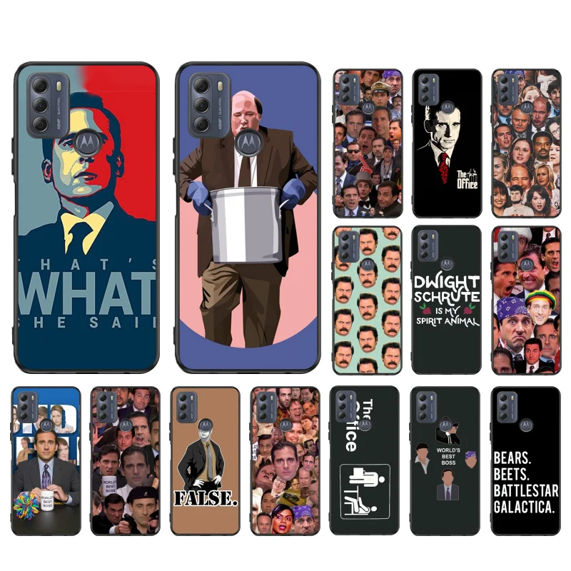 

That's What She Said Michael Scott Phone Case for Motorola Moto G9 Plus G7 G8 Play G7 Power G100 G20 G60 One Action Macro