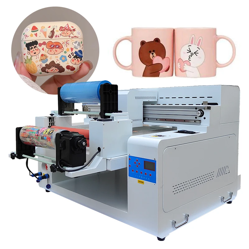 Поставка текстильных чернил циркуляция белых 60*50 см 6050 УФ планшетный рулон в